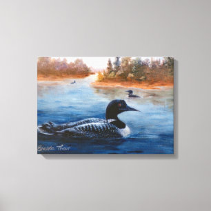 Copie de toile enveloppée par lac de dingue