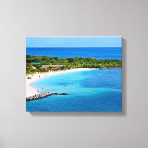 Copie de toile enveloppée par plage de Roatan