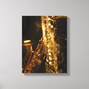 Copie de toile enveloppée par saxophone