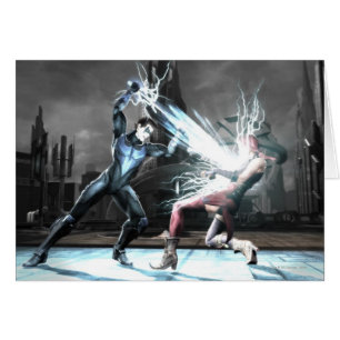 Copie d'écran : Nightwing contre le harley