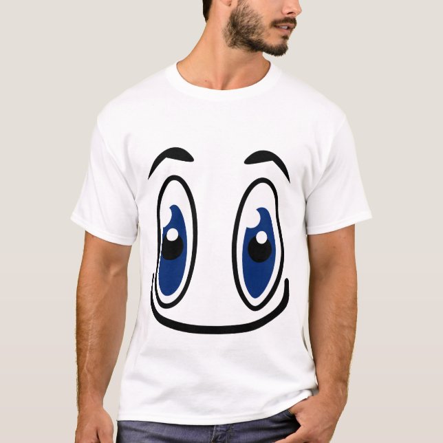 Copie écarquillée de yeux de conception de T-shirt (Devant)