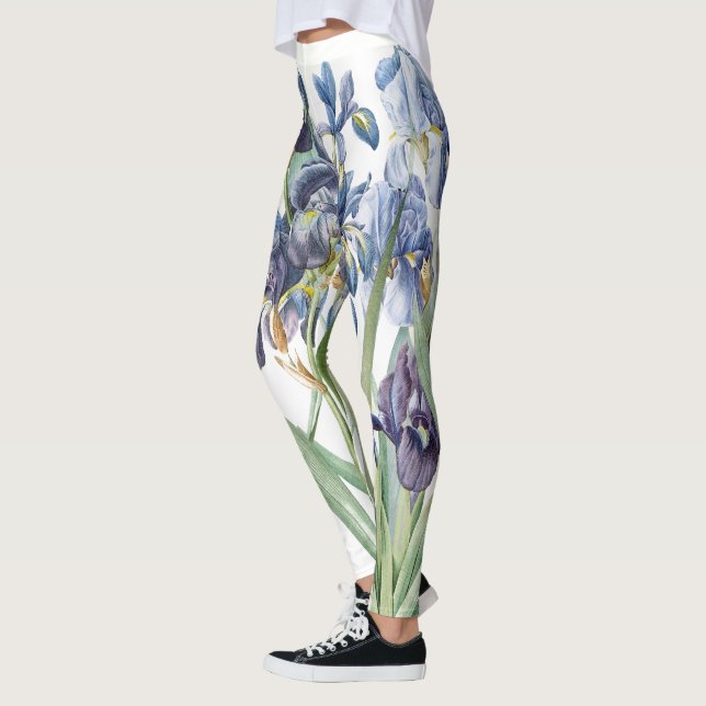 Copie florale Legging d'iris bleu de Redoute (Gauche)