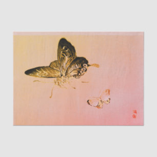 Copie japonaise de papillon de papier de soie de