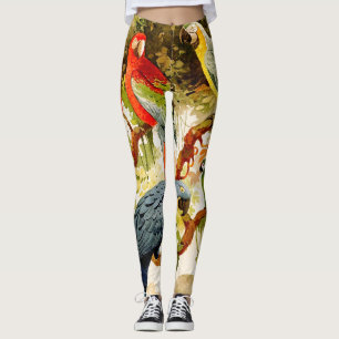 Copie Legging de faune d'oiseaux d'ara de