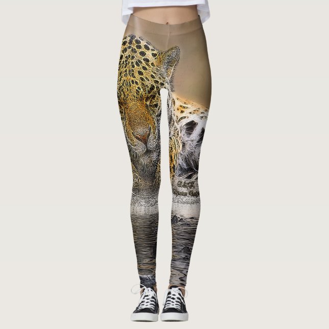 Copie Legging de guépard de signature (Devant)