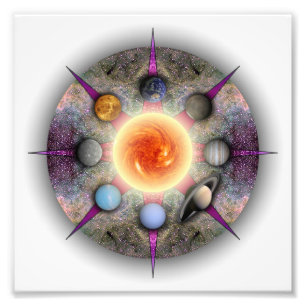 Copie planétaire de photo de mandala