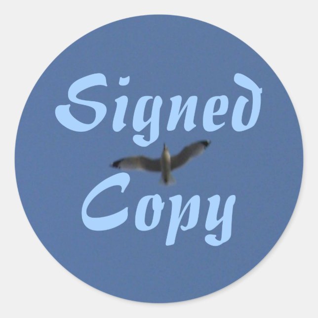 Copie signée - Stickers ronds (#38) (Devant)
