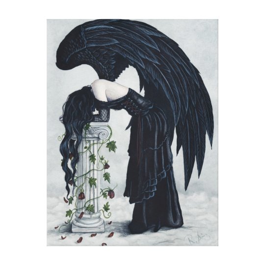 Copie Triste De Toile D Ange Gothique De Desespoir Zazzle Fr