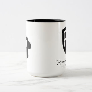 Copie TwoTone de double de tasse du noir 15oz de