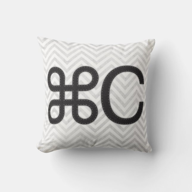 Copier Apple C Mac Coussin (Recto)