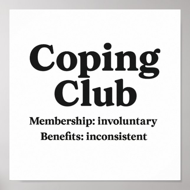 Coping Club - Poster (Devant)
