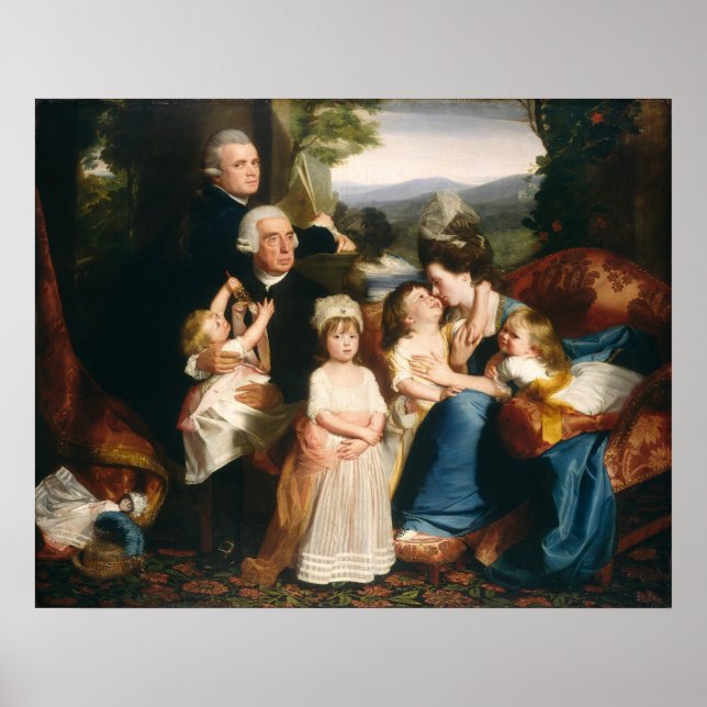 Copley Family - John S. Copley Fine Art Poster (Devant)