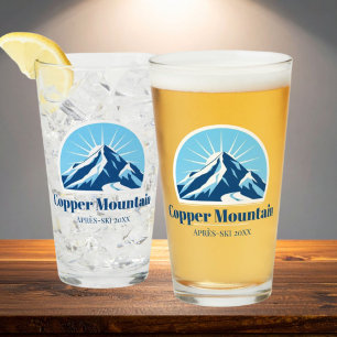 Copper Mountain Colorado après ski verre à bière
