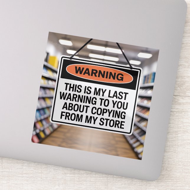 Copying Sticker (Détail)