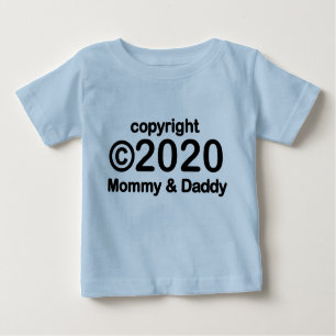 Copyright 2020 Maman et Papa Baby T-shirt