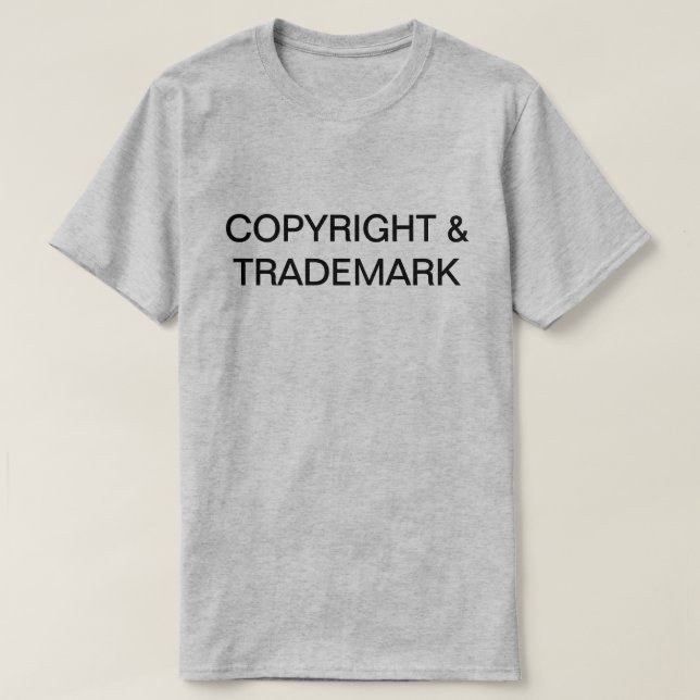 Copyright & Trademark T-Shirt (Design devant)
