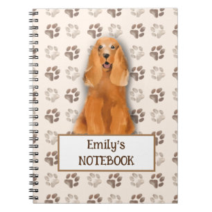 Coq anglais personnalisé Carnet espagnol mignon ch