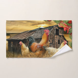 Coq de Noël Hen Barn Coop Farm