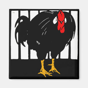Coq Magnet de la ferme de coupe victorienne