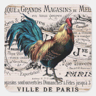 Coq Paris mignonne n'importe quel autocollant à us