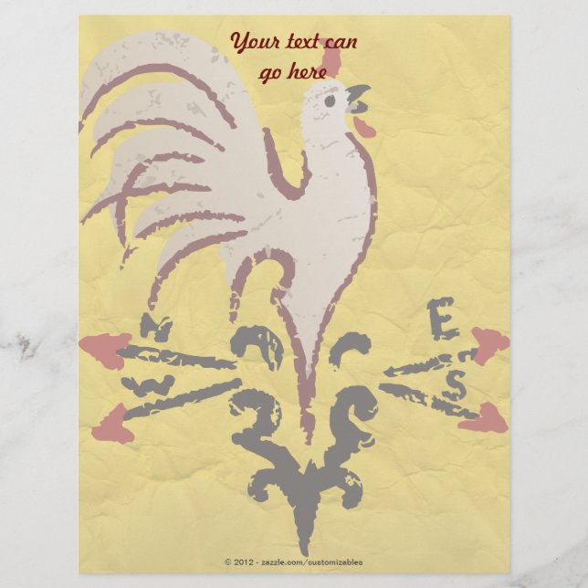 Coq style art populaire (Devant)