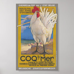 Coq-sur-Mer Poster vintage 1923
