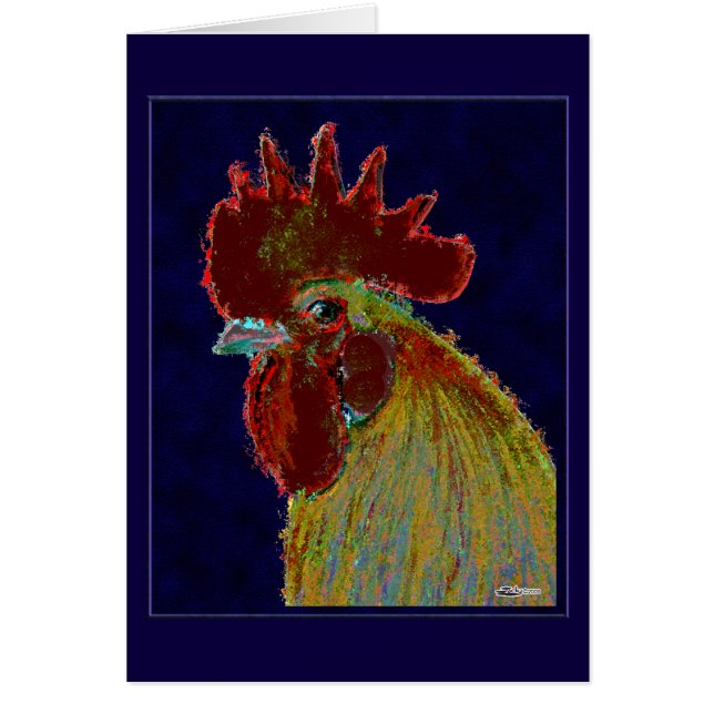 Coq : tête libre (Devant)