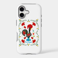 Coq traditionnel du Portugal en noir