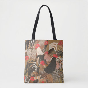 Coqs Annonce artistique japonaise 2017 Sac