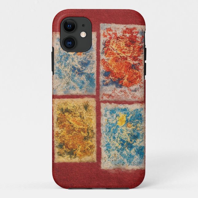 Coque Abstrait Elemental Art Mobile (Dos)