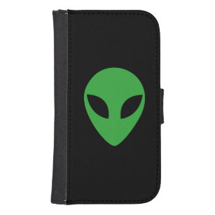 Coque Avec Portefeuille Pour Galaxy S4 Alien