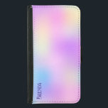 Coque Avec Portefeuille Pour Galaxy S5 Arrière - plan holographique coloré<br><div class="desc">Image d'un arrière - plan holographique coloré.</div>
