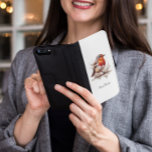 Coque Avec Portefeuille Pour Galaxy S5 Bélier rouge mignon personnalisable<br><div class="desc">aquarelle d'un rouge rouge rouge rouge,  brun et bleu</div>