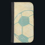Coque Avec Portefeuille Pour Galaxy S4 Boule de soccer bleu Pastel par Chariklia Zarris<br><div class="desc">Montrez votre amour pour le passe-temps préféré des mondes avec cette grande impression d'un ballon de football de Chariklia Zarris. Le bleu pastel et l'ombrage donnent à la pièce l'impression de mouvement, comme si le ballon était juste frappé et il roule. Achetez une copie dès aujourd'hui et accrochez-la chez vous...</div>