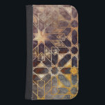 Coque Avec Portefeuille Pour Galaxy S4 Carreaux mystiques I<br><div class="desc">Motifs</div>
