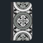 Coque Avec Portefeuille Pour Galaxy S4 Carrelage Renaissance Décor<br><div class="desc">Shakespeare aurait aimé placer ce motif de carreaux de rosette de la renaissance décorative dans sa maison. Pour en acheter un ou en acheter deux,  c'est la question ! Pour tous les amateurs de design feuille et à feuilles !</div>