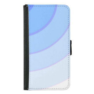 Coque Avec Portefeuille Pour Galaxy S5 Casque Porte-Porte-Linge Bleu