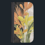Coque Avec Portefeuille Pour Galaxy S4 Centre I<br><div class="desc">Floral</div>