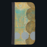 Coque Avec Portefeuille Pour Galaxy S4 Cercles Brown et gris foncés avec des nombres<br><div class="desc">Des cercles brun foncé et gris peuplent cette oeuvre de Jennifer Goldberger,  posée sur un arrière - plan orange et bleu. Les numéros gris sont également imprimés sur l'arrière - plan. Un travail abstrait et agréable,  commandez votre exemplaire dès aujourd'hui !</div>