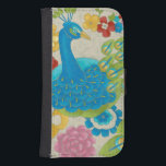 Coque Avec Portefeuille Pour Galaxy S4 Colorful Peacock et Fleurs<br><div class="desc">Ce tableau est parfait pour votre collection d'oiseaux. Le paon est joliment représenté et les fleurs qui l'entourent apportent une touche romantique. La variété des couleurs dans cette image mettrait n'importe qui de bonne humeur!</div>