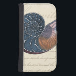 Coque Avec Portefeuille Pour Galaxy S4 Coquillage romantique<br><div class="desc">Vivez-vous loin de la plage ? Pas de problème ! Profitez de ce tableau romantique de coquillages pour vous faire une image sur une plage paisible par beau temps. Cette oeuvre d'art romance la mer et les petites vagues qui vous laisseront rêver d'une visite à la plage. Obtenez ce panneau de...</div>