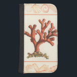 Coque Avec Portefeuille Pour Galaxy S4 Corail rouge avec bordure conique<br><div class="desc">Obtenez cette oeuvre moderne aujourd'hui avec arrière - plan couleur crème. Cette oeuvre d'art contient un corail rouge,  ombragé,  très tranchant et très vivant avec une bordure décorative en coquille de conque. C'est une oeuvre d'art contemporain qui conviendra parfaitement à tout type de thème nautique que vous cherchez.</div>