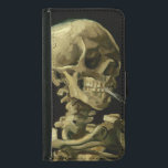 Coque Avec Portefeuille Pour Galaxy S5 Crâne de Van Gogh | avec la cigarette brûlante |<br><div class="desc">Le "crâne d'un squelette avec la cigarette brûlante" a été accompli par Vincent van Gogh en 1886</div>