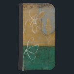 Coque Avec Portefeuille Pour Galaxy S4 Croquis floral avec Fleur sauvage et Plante<br><div class="desc">Beaucoup de choses se passent dans ce tableau de Jennifer Goldberger. Un croquis fleuri occupe le devant de la scène,  et de petits arbres font partie de l'arrière - plan. Les fans d'Eugene Delacroix et d'Edward Hopper voudront peut-être acheter cette pièce !</div>