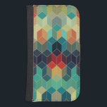 Coque Avec Portefeuille Pour Galaxy S4 Cubes colorés Motif géométrique 2<br><div class="desc">Coubes colorés motif géométrique transparent</div>