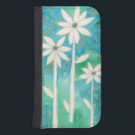 Coque Avec Portefeuille Pour Galaxy S4 Dainty Daisies II<br><div class="desc">Floral</div>