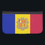 Coque Avec Portefeuille Pour Galaxy S4 Drapeau d'Andorre patriotique<br><div class="desc">Le drapeau national d'Andorre.</div>
