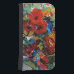 Coque Avec Portefeuille Pour Galaxy S4 Éclaboussure de couleur II<br><div class="desc">Floral</div>