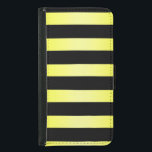 Coque Avec Portefeuille Pour Galaxy S5 Étui Galaxy S5 (Bumblebee)<br><div class="desc">Bandes noires et jaunes fanées sur le boîtier de téléphone portable. Disponible pour tous les téléphones</div>
