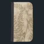 Coque Avec Portefeuille Pour Galaxy S4 Feuillage doré I<br><div class="desc">Floral</div>